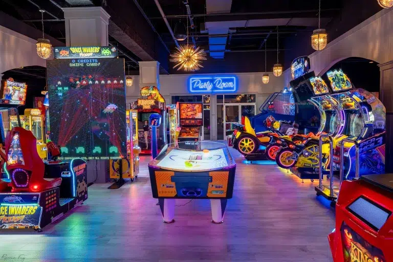 Vallese Contractors’ Cape Square Entertainment Gallery project showcasing innovative design, construction, and contemporary entertainment space solutions.